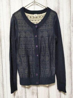 Nission Linen Cotton Cardigan Black